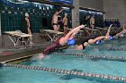 Swimming vs Babson  Wheaton College Swimming & Diving vs Babson College. - Photo By: KEITH NORDSTROM : Wheaton, Swimming